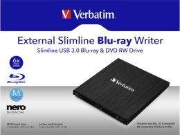 NAPĘD ZEWNĘTRZNY VERBATIM BLU-RAY X6 USB 3.0+ BLU-RAY