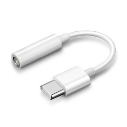 Adapter słuchawkowy USB Typ-C na Jack 3,5mm z nowym chipem do samsunga biały