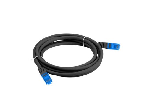 PATCHCORD KAT.6A S/FTP LSZH CCA 3M CZARNY FLUKE PASSED LANBERG PATCHCORD KAT.6A S/FTP LSZH CCA 3M CZARNY FLUKE PASSED LANBERG