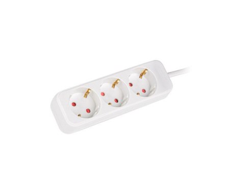 LISTWA PRZEDŁUŻACZ LANBERG 1.5M 3X 230V SCHUKO KABEL WYKONANY Z PEŁNEJ MIEDZI BIAŁA LISTWA PRZEDŁUŻACZ LANBERG 1.5M 3X 230V SCHUKO KABEL WYKONANY Z PEŁNEJ MIEDZI BIAŁA