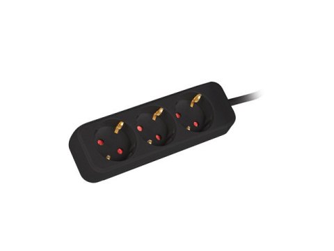 LISTWA PRZEDŁUŻACZ LANBERG 1.5M 3X 230V SCHUKO KABEL WYKONANY Z PEŁNEJ MIEDZI CZARNA LISTWA PRZEDŁUŻACZ LANBERG 1.5M 3X 230V SCHUKO KABEL WYKONANY Z PEŁNEJ MIEDZI CZARNA