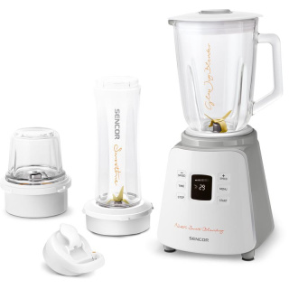 Sencor SBL4870WH blender kielichowy 1,5L, 800W, biały z młynkiem