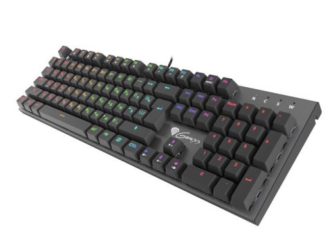 KLAWIATURA DLA GRACZY GENESIS THOR 300 RGB LIMITED ROSYJSKI LAYOUT MECHANICZNA PODŚWIETLENIE RGB BLU