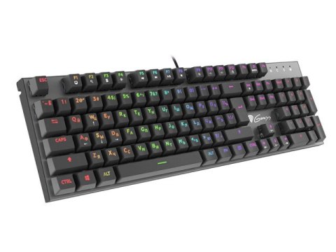 KLAWIATURA DLA GRACZY GENESIS THOR 300 RGB LIMITED ROSYJSKI LAYOUT MECHANICZNA PODŚWIETLENIE RGB BLU