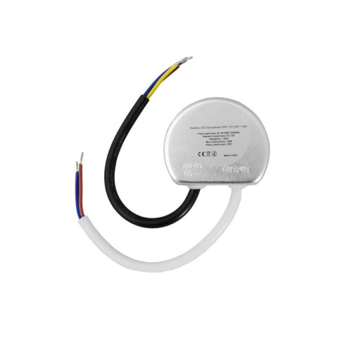 Zasilacz do taśmy, paska LED, 12V, 20W, 1,66A do puszki, IP67