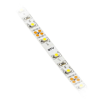 GTV Taśma LED 60 diod/M 4.8W/M neutralny biały 4000K IP20