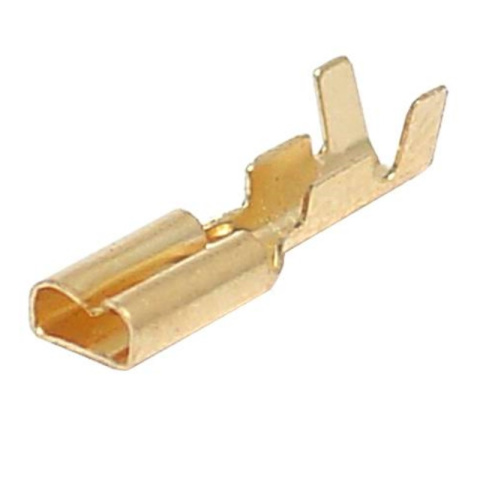 Konektor nieizolowany żeński płaski 2,8mm bez zaczepu Konektor nieizolowany żeński płaski 2,8mm bez zaczepu