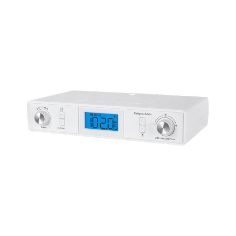 KrugerMatz KM0817 Radio kuchenne FM z Bluetooth białe KrugerMatz KM0817 Radio kuchenne FM z Bluetooth białe