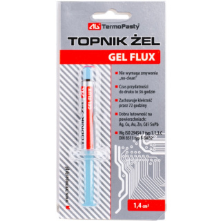 AG TermoPasty topnik w żelu do lutowania smd druku, strzykawka 1.4ml