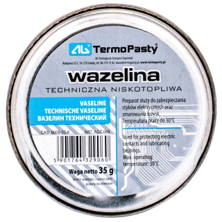 AG TermoPasty wazelina techniczna niskotopliwa, puszka 35g