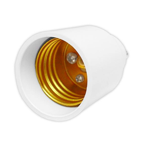 Adapter przejście przejściówka z żarówki GU10 na E27