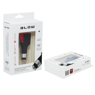 Blow ładowarka samochodowa dual USB 2.1A z jonizatorem powietrza