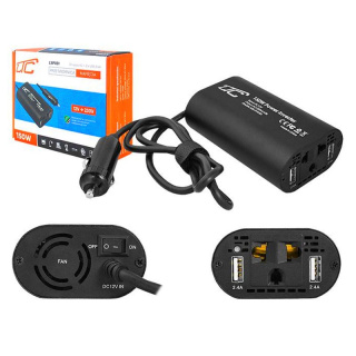 Przetwornica napięcia do samochodu 12V na AC 230V 150W + 2 x USB 2.4A LTC