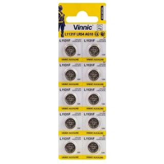 Vinnic Bateria L1131 LR54 AG10 1.5V