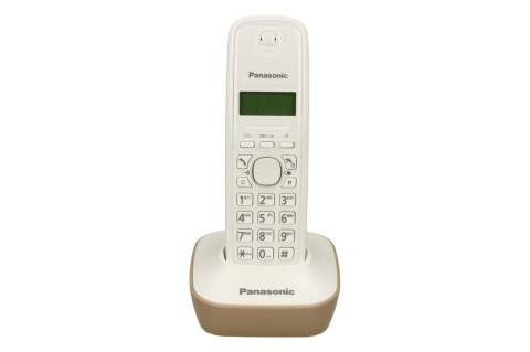 Panasonic DECT KX-TG1611 PDJ telefon bezprzewodowy, beżowy Panasonic DECT KX-TG1611 PDJ telefon bezprzewodowy, beżowy