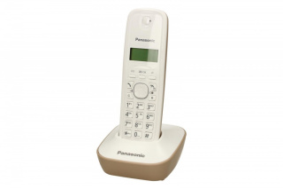 Panasonic DECT KX-TG1611 PDJ telefon bezprzewodowy, beżowy