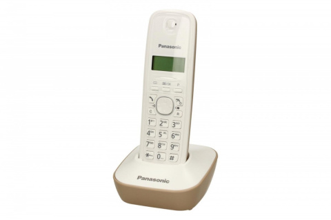 Panasonic DECT KX-TG1611 PDJ telefon bezprzewodowy, beżowy Panasonic DECT KX-TG1611 PDJ telefon bezprzewodowy, beżowy
