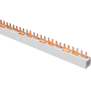 Szyna łączeniowa 3-fazowa, grzebień trójfazowy do 63A na 12 modułów, 10mm2