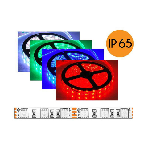 Taśma LED RGB, 60 LED, 14,4W, 720LM /M, SMD5050, IP65