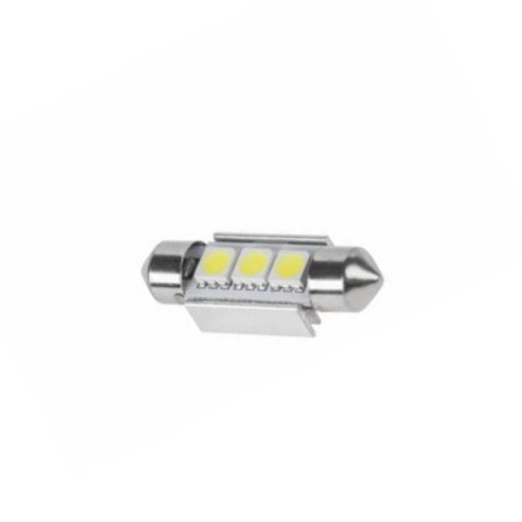 VIPOW żarówka LED 12V CANBUS T11 SV8,5 36mm, biała