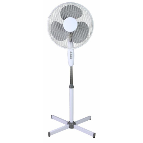 Volteno VO0026 Wentylator wiatrak podłogowy 40cm 40W biały Volteno VO0026 Wentylator wiatrak podłogowy 40cm 40W biały