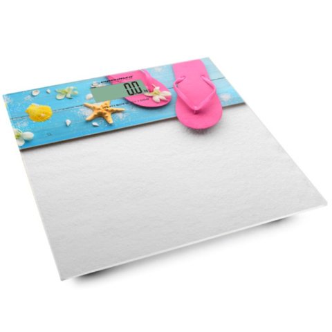 Esperanza cyfrowa waga łazienkowa szklana ultra slim FLIP FLOP Esperanza cyfrowa waga łazienkowa szklana ultra slim FLIP FLOP