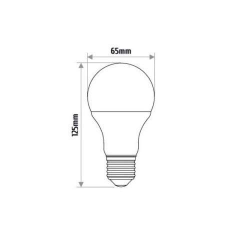 INQ żarówka lampa LED 15W E27 3000K 1350LM kulka ciepło biała