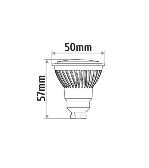 INQ żarówka lampa LED z ceramiką 9W GU10 3000K 900LM MR16 ciepło biała INQ żarówka lampa LED z ceramiką 9W GU10 3000K 900LM MR16 ciepło biała