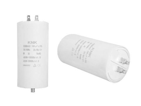 Kondensator silnikowy rozruchowy 100uF 450V AC 4 piny walec Kondensator silnikowy rozruchowy 100uF 450V AC 4 piny walec