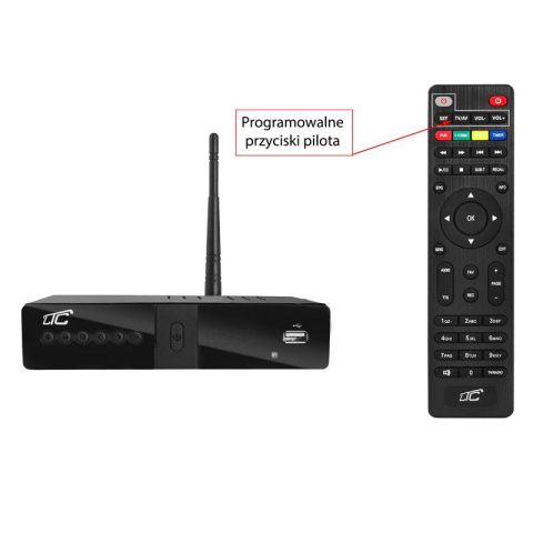 LTC Tuner, dekoder telewizji naziemnej DVB-T/T2 HDT03 WIFI 1080P HDMI SCART LTC Tuner, dekoder telewizji naziemnej DVB-T/T2 HDT03 WIFI 1080P HDMI SCART