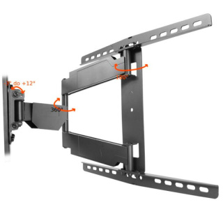 LTC uchwyt ścienny do zakrzywionego telewizora 36-70 cali, 40kg, regulowany z wysięgnikiem