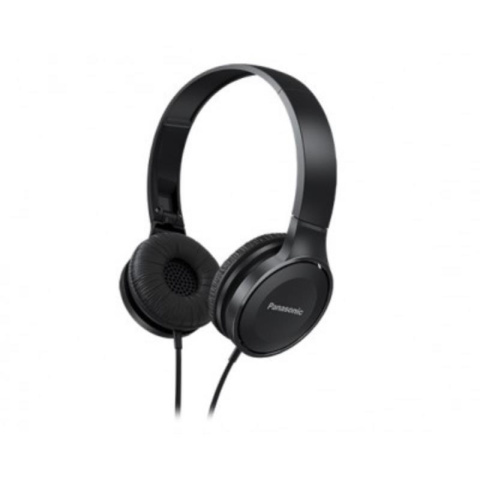 Panasonic RP-HF100E-K słuchawki nauszne, przewodowe, czarne Panasonic RP-HF100E-K słuchawki nauszne, przewodowe, czarne