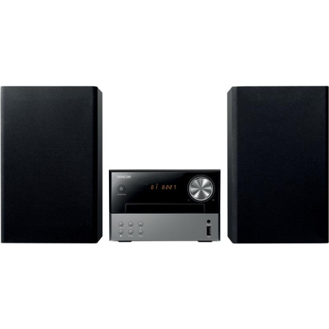 Sencor SMC4120B mikrowieża, BT, FM, USB, 2x6W, czarna Sencor SMC4120B mikrowieża, BT, FM, USB, 2x6W, czarna