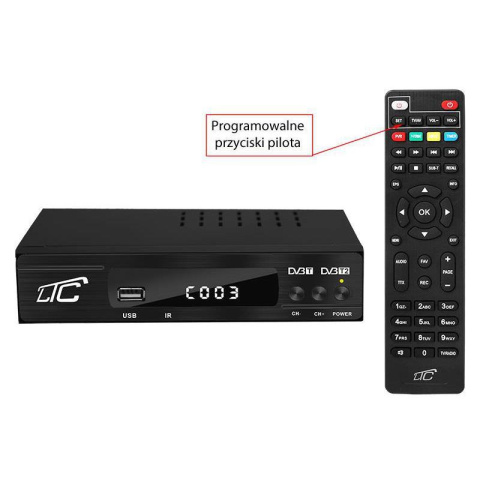 LTC T201 tuner, dekoder do telewizji naziemnej DVB-T2, H.265 HEVC LTC T201 tuner, dekoder do telewizji naziemnej DVB-T2, H.265 HEVC
