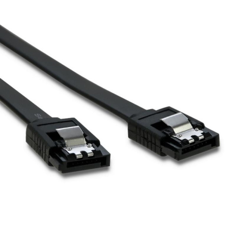 QOLTEC KABEL SATA III MĘSKI - MĘSKI 0,5M CZARNY