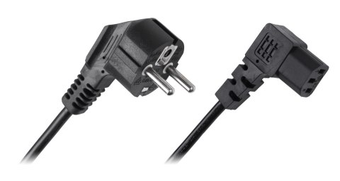 Kabel zasilający sieciowy do komputera kątowy 3m Kabel zasilający sieciowy do komputera kątowy 3m