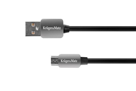 Kabel USB - micro USB wtyk-wtyk 1.8m Kruger&Matz Kabel USB - micro USB wtyk-wtyk 1.8m Kruger&Matz
