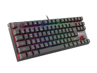 KLAWIATURA DLA GRACZY GENESIS THOR 300 TKL RGB CZ/SK PODŚWIETLENIE MECHANICZNA RED SWITCH SOFTWARE