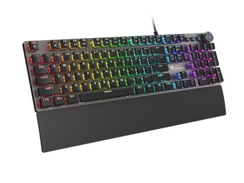 KLAWIATURA DLA GRACZY GENESIS THOR 380 RGB ES PODŚWIETLENIE MECHANICZNA BLUE SWITCH SOFTWARE