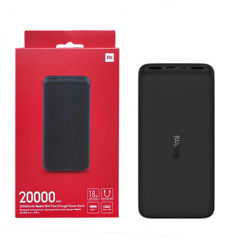 Xiaomi Redmi Powerbank 20000mAh 18W Fast Charge Czarny