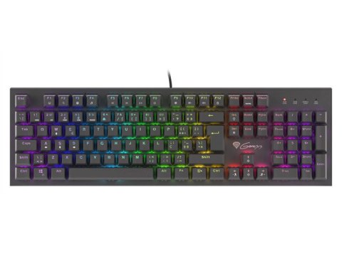 KLAWIATURA DLA GRACZY GENESIS THOR 300 RGB PT PODŚWIETLENIE MECHANICZNA RED SWITCH SOFTWARE