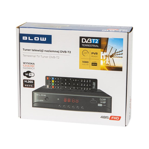Blow 4815WIFI Tuner dekoder DVB-T2 HEVC H.265 Blow 4815WIFI Tuner dekoder DVB-T2 HEVC H.265
