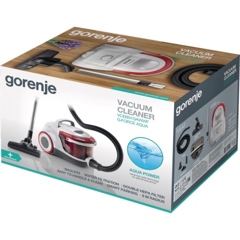 Gorenje VCEB01GAWWF Odkurzacz z filtrem wodnym 800W 3l