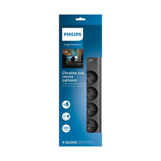 Philips SPN7080BA/60 Listwa przepięciowa 8 gniazd 2m 16A