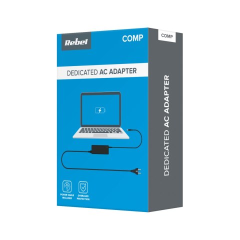 Zasilacz Rebel do laptopa ACER 65 W / 19 V / 3,42 A / 5,5x2,5 mm Zasilacz Rebel do laptopa ACER 65 W / 19 V / 3,42 A / 5,5x2,5 mm
