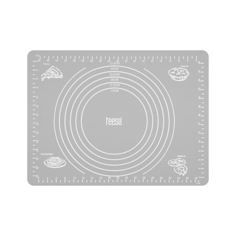 Silikonowa stolnica 40x30 cm szara Silikonowa stolnica 40x30 cm szara