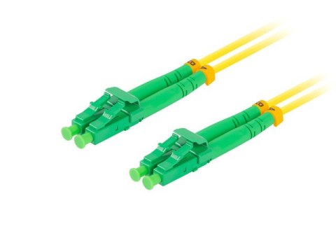 PATCHCORD ŚWIATŁOWODOWY SM LC/APC-LC/APC DUPLEX 3.0MM LSZH G657A1 1M ŻÓŁTY LANBERG PATCHCORD ŚWIATŁOWODOWY SM LC/APC-LC/APC DUPLEX 3.0MM LSZH G657A1 1M ŻÓŁTY LANBERG