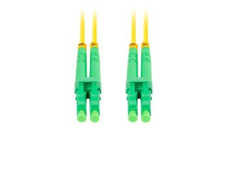 PATCHCORD ŚWIATŁOWODOWY SM LC/APC-LC/APC DUPLEX 3.0MM LSZH G657A1 5M ŻÓŁTY LANBERG