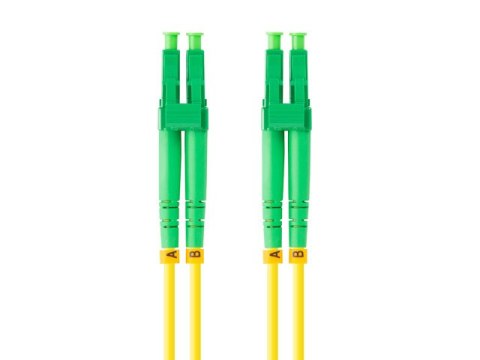 PATCHCORD ŚWIATŁOWODOWY SM LC/APC-LC/APC DUPLEX 3.0MM LSZH G657A1 5M ŻÓŁTY LANBERG PATCHCORD ŚWIATŁOWODOWY SM LC/APC-LC/APC DUPLEX 3.0MM LSZH G657A1 5M ŻÓŁTY LANBERG