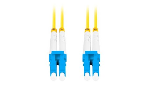 PATCHCORD ŚWIATŁOWODOWY SM LC/UPC-LC/UPC DUPLEX 3.0MM LSZH G657A1 2M ŻÓŁTY LANBERG PATCHCORD ŚWIATŁOWODOWY SM LC/UPC-LC/UPC DUPLEX 3.0MM LSZH G657A1 2M ŻÓŁTY LANBERG